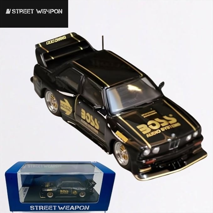 BMW E30 "BOSS" Street Weapon 1:64, Christian@diecastcompany.nl, Auto, Diecast Company, Nieuw