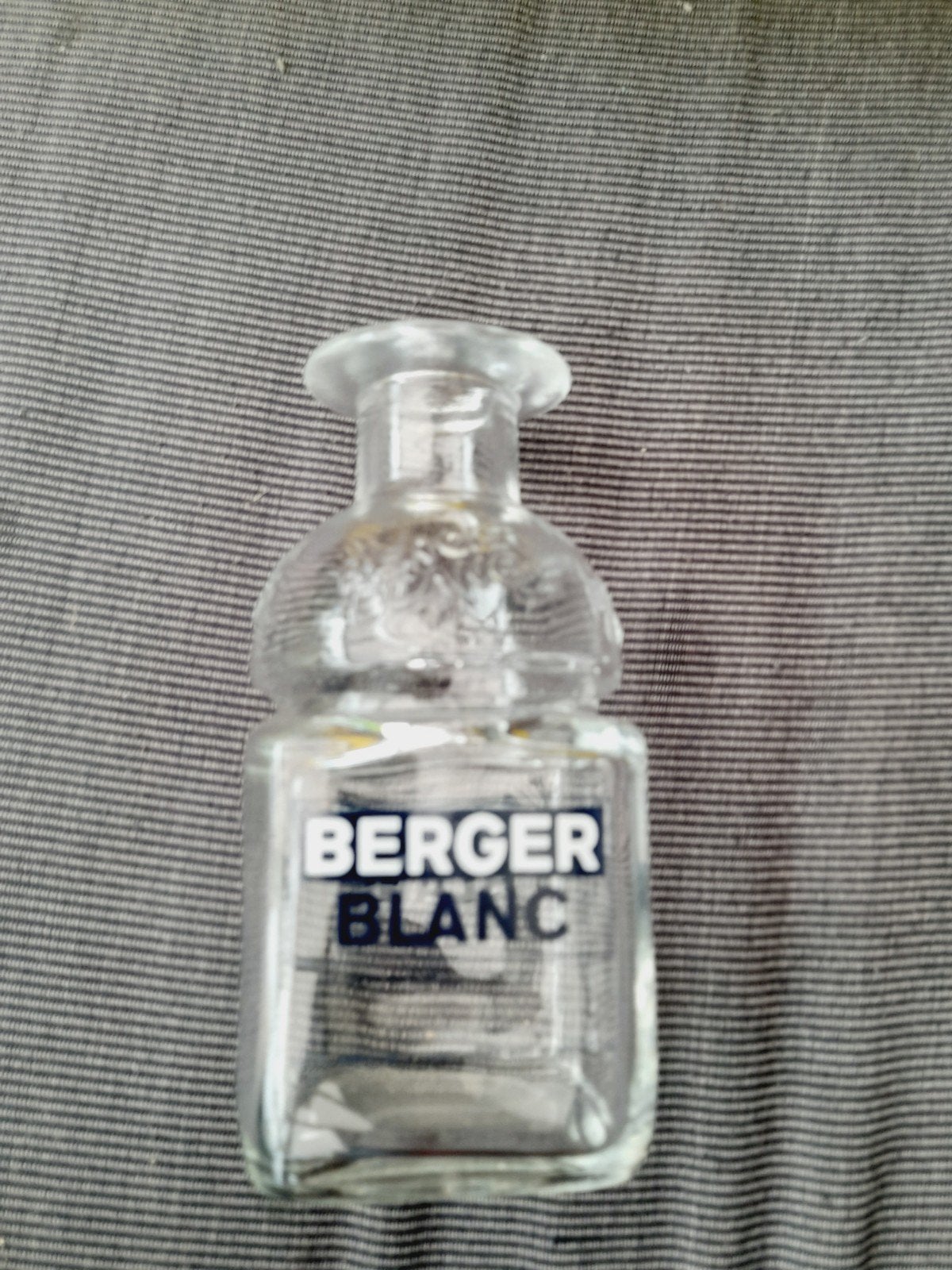 Vintage Berger Blanc Glazen karaf, Ophalen of Verzenden