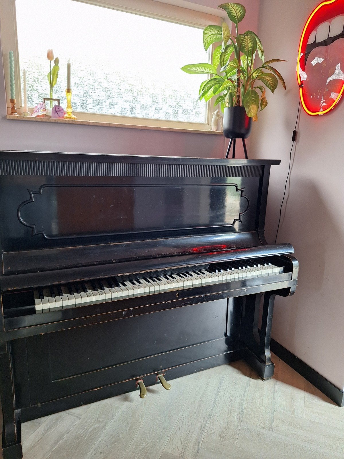 Schulze & Sohn Piano - Zwart, Gebruikt, Ophalen of Verzenden, Gebruikt, Zwart, Piano