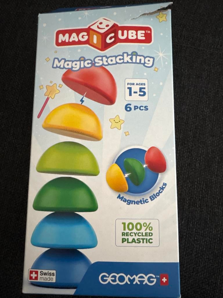 GEOMAG Magic Cube Magic Stacking - 6 Stuks, Ophalen of Verzenden, Zo goed als nieuw