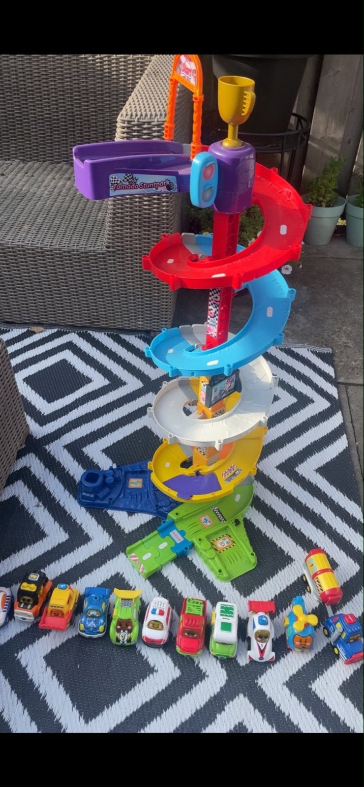 VTech Toet Toet Autogarage/baan met 11 auto's, Kinderen en Baby's, Speelgoed | Vtech, Ophalen, Gebruikt, 6 maanden tot 2 jaar