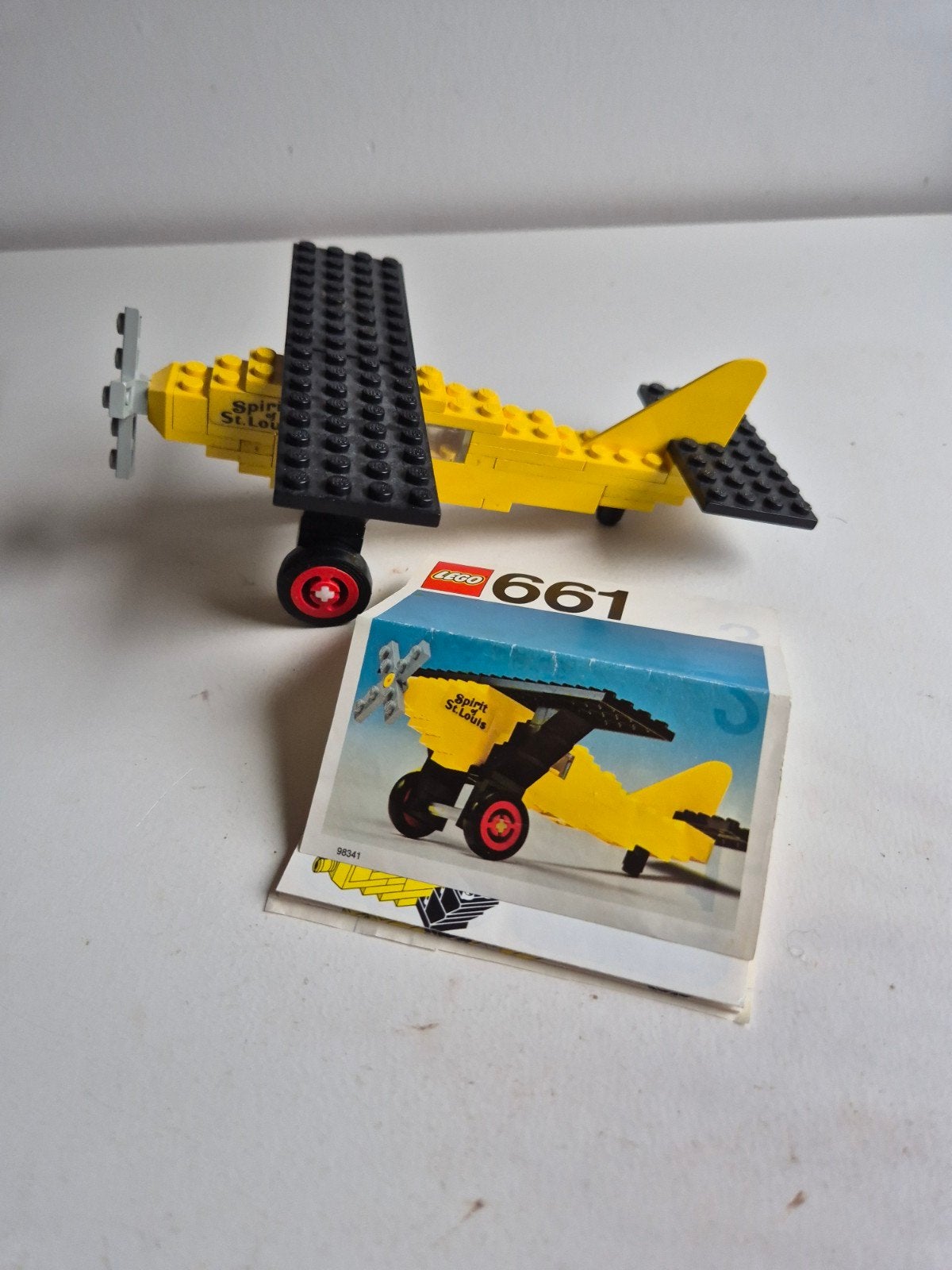2 vintage bouwsets uit 1976 en 1977, Gebruikt, Lego, Ophalen of Verzenden, Inclusief instructies
