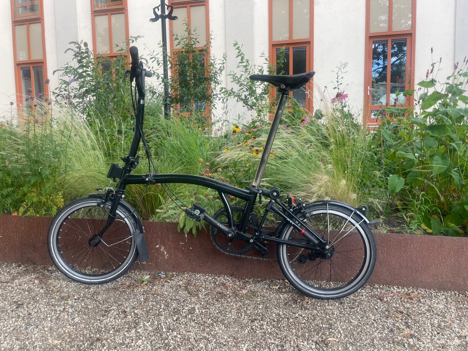 Brompton C Line Black Edition 2022 - Zo goed als nieuw, Ophalen, Brompton, 16 tot 18 inch, Zo goed als nieuw