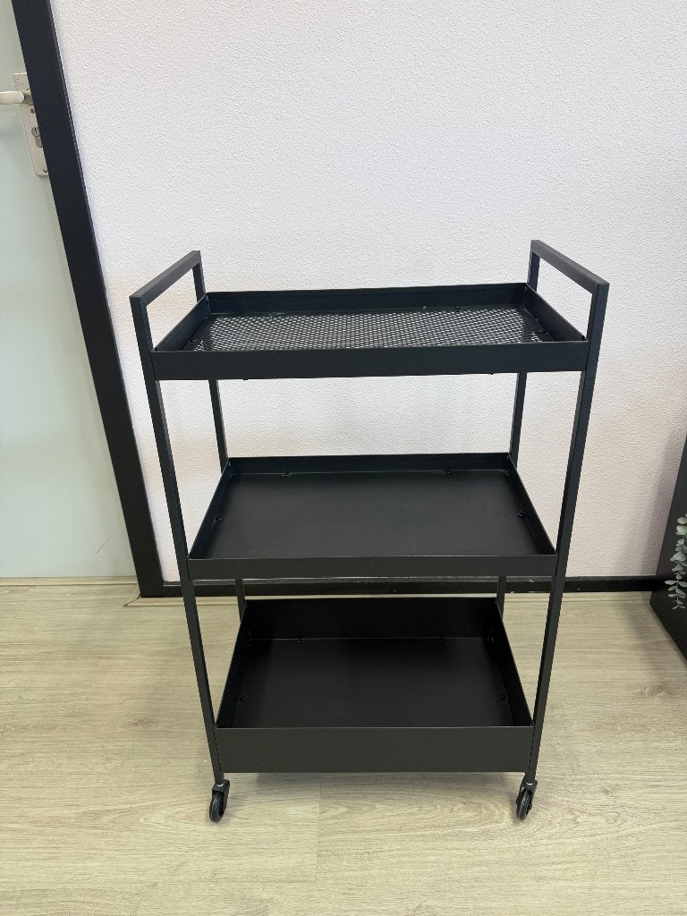 IKEA trolley zwart, Ophalen, Zo goed als nieuw