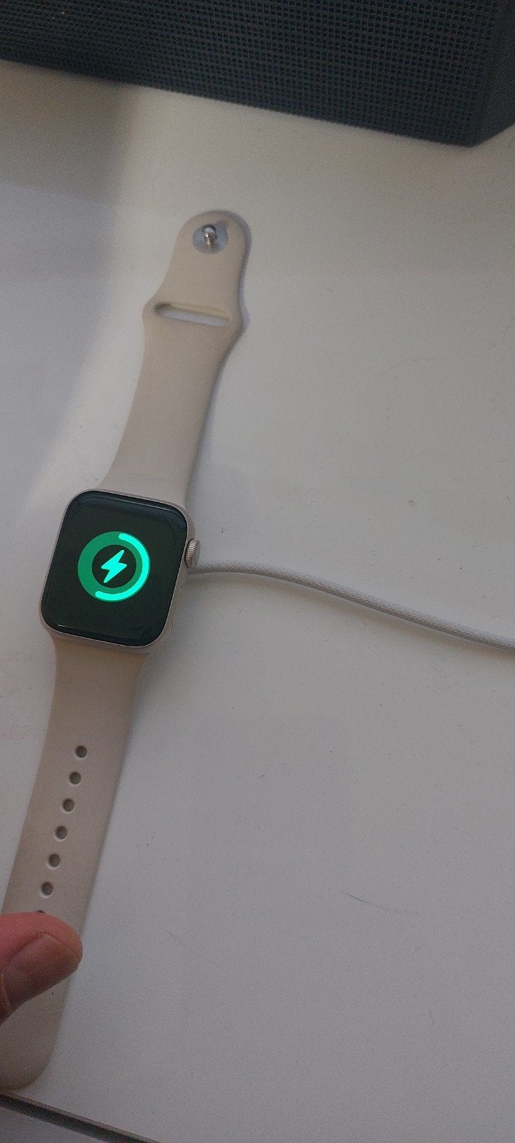 Apple Watch SE3 40mm Starlight - Zo goed als nieuw, Ophalen, Apple Watch ⌚️, Wit, IOS