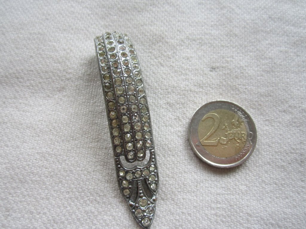 31.  Oude kleding/sjaalclip, Sieraden, Tassen en Uiterlijk, Antieke sieraden, Ophalen, Overige materialen, Overige typen