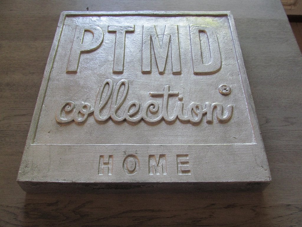 PTMD Collection Home Wandpaneel Zwaar Aluminium, Metaal, Industrieel, Ophalen of Verzenden, Zo goed als nieuw