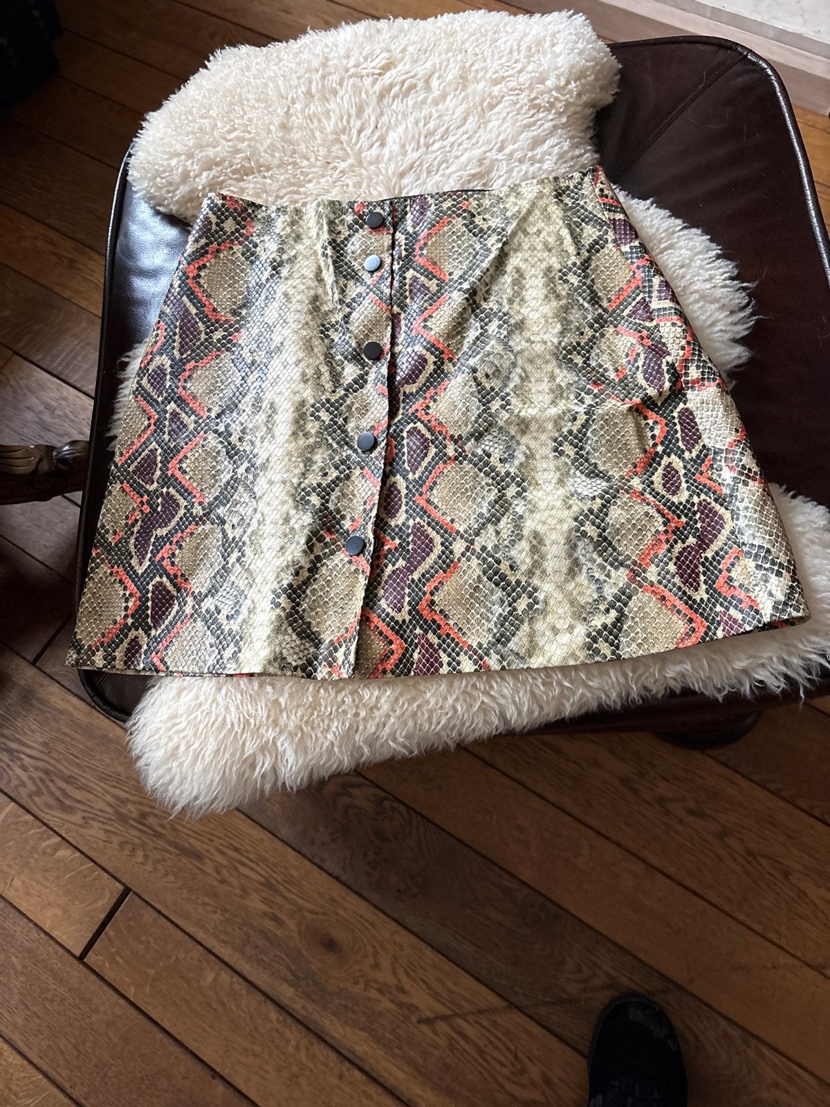 Stradivarius rok met slangenprint, Maat 38/40 (M), Meerkleurig, Ophalen of Verzenden, Zo goed als nieuw