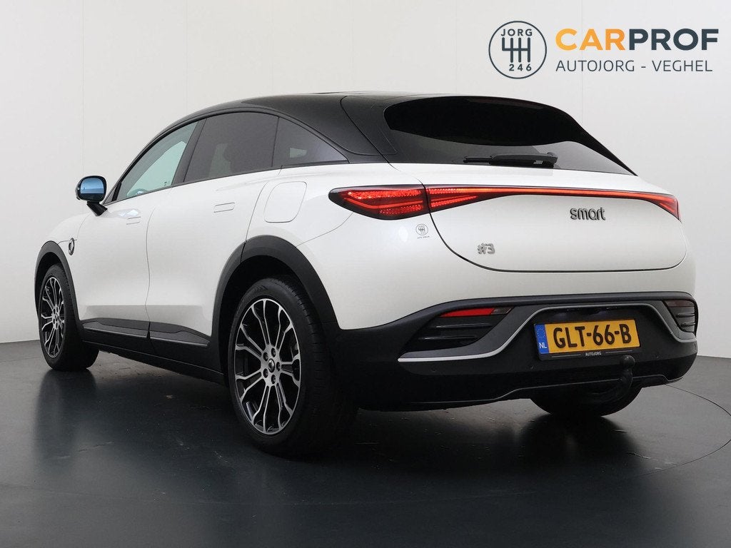 smart #3 Premium 66 kWh Trekhaak | 360 Camera | Stoelverwarm, Auto's, Smart, Automaat, Achterwielaandrijving, Gebruikt, Zwart