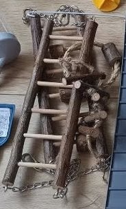 Nieuwe Trixie Natural Living Hangbrug / Knaagdierenspeelgoed, Dieren en Toebehoren, Ophalen of Verzenden, Nieuw, Speelgoed