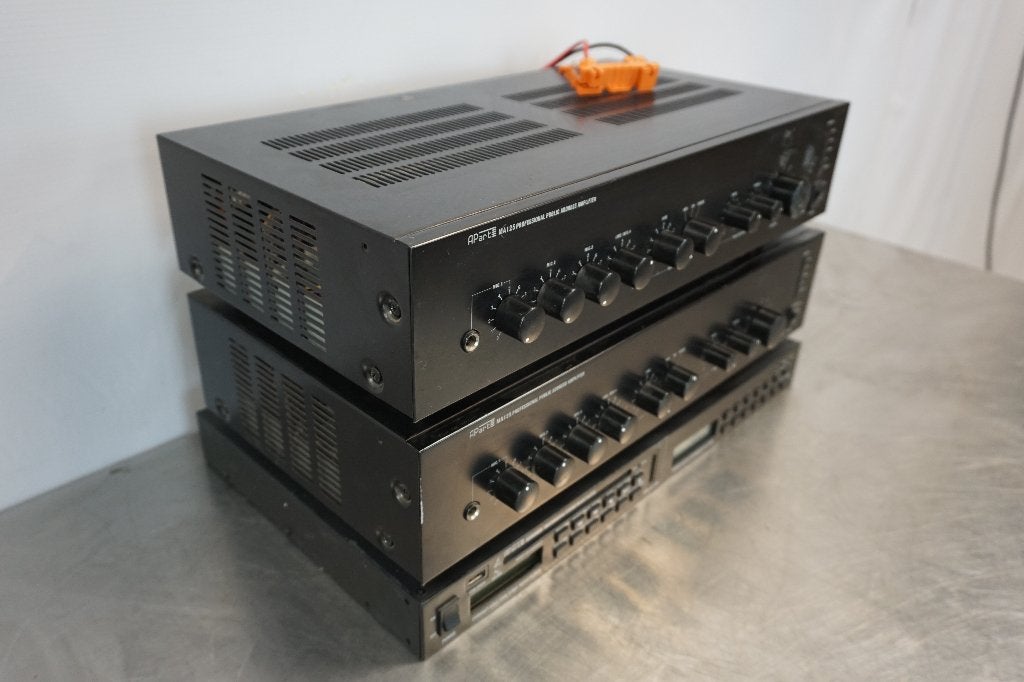 Apart MA125 Amplifier versterker + BGM3000, Ophalen, Gebruikt, 120 watt of meer, Overige merken