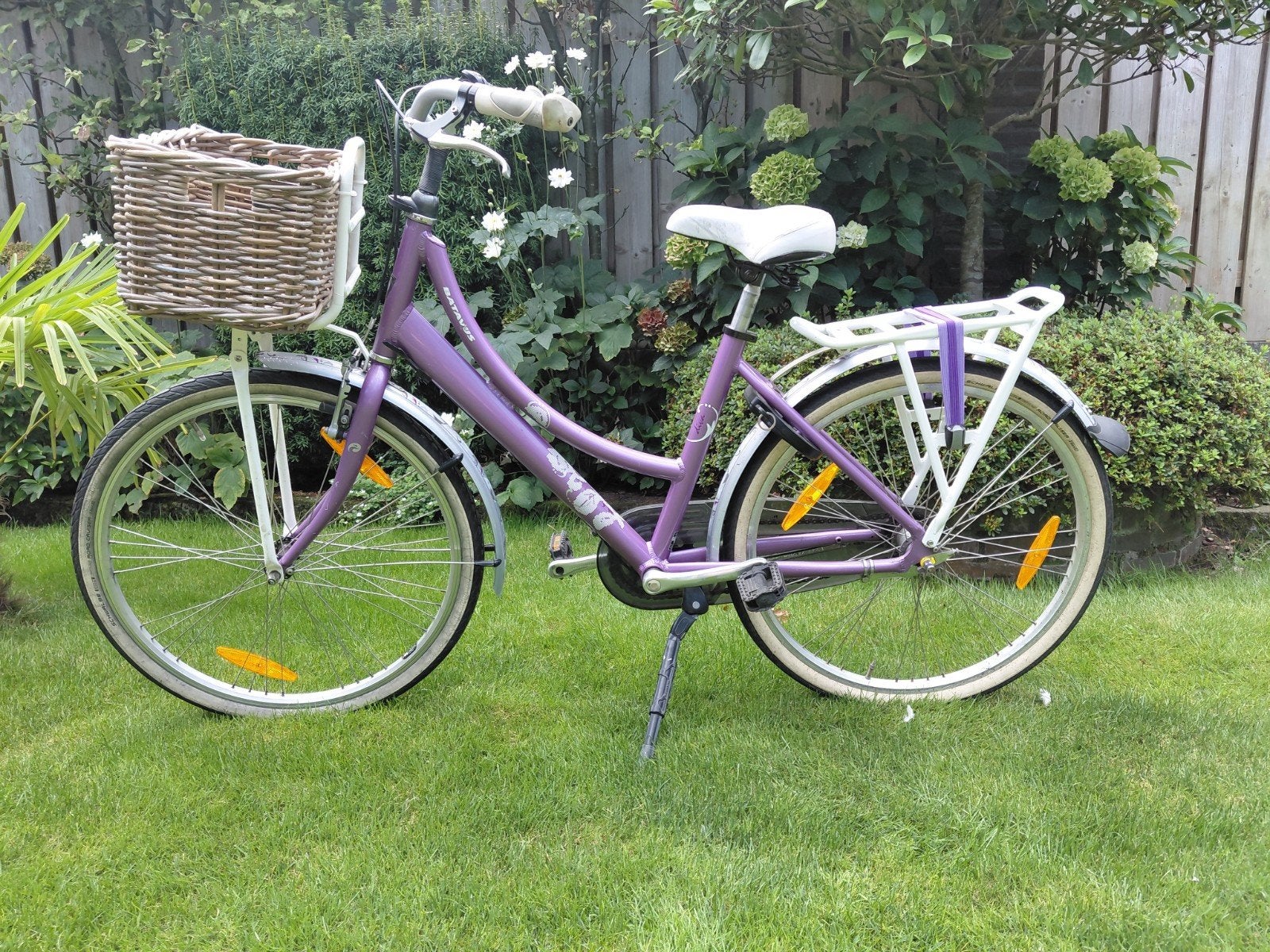 Batavus Diva 26 inch meisjesfiets met mandje, Minder dan 47 cm, Ophalen, Gebruikt, Batavus