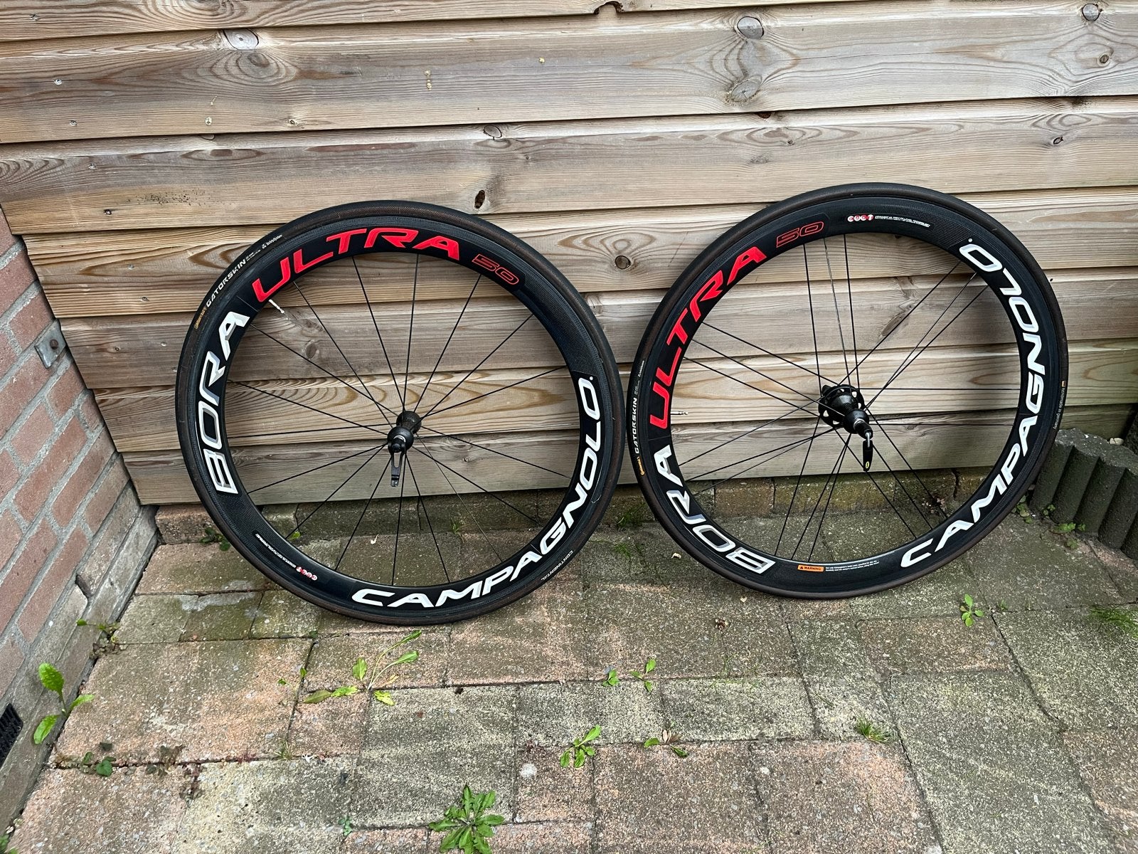 Campagnolo Bora Ultra 50 wielset, Wiel, Gebruikt, Racefiets, Ophalen of Verzenden