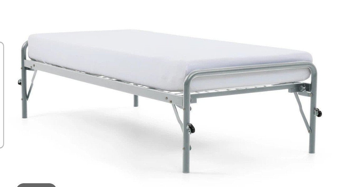 2 Eénpersoonsbedden inclusief matras, Ophalen, Praktisch, Modern, Verstelbaar, 90 cm