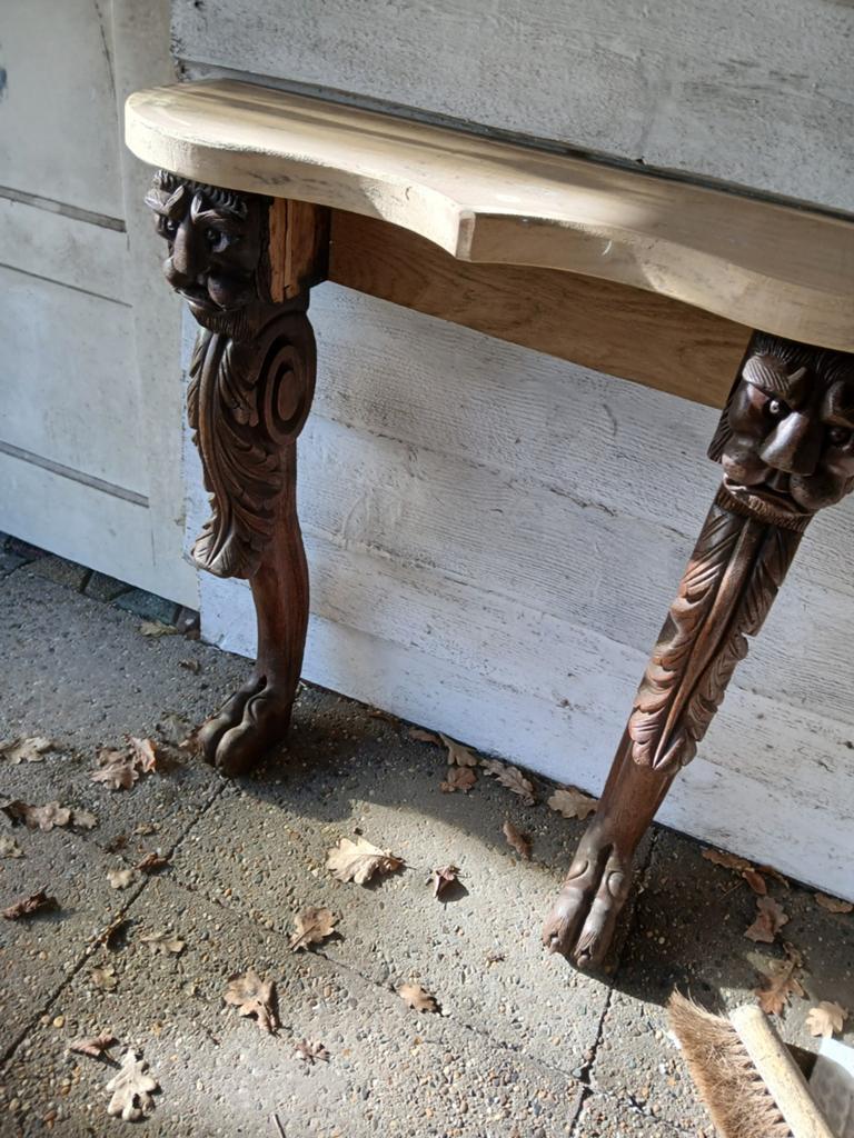 Twee prachtige  houten   afbeelding, Ophalen of Verzenden