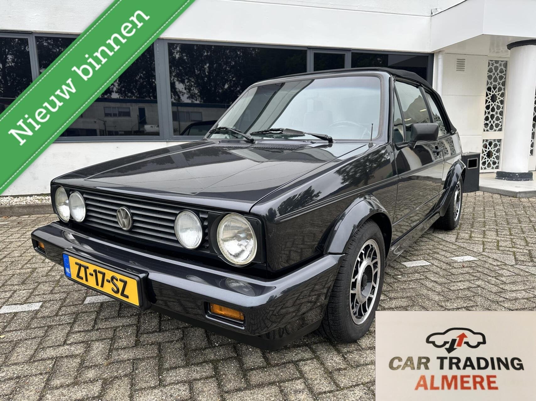Volkswagen Golf Cabrio 1.8 1991 200DKM NAP 👌🏻👌🏻, Stof, Gebruikt, 4 cilinders, Cabriolet