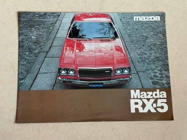 Folder van Mazda RX-5., Ophalen of Verzenden, Zo goed als nieuw, Overige merken