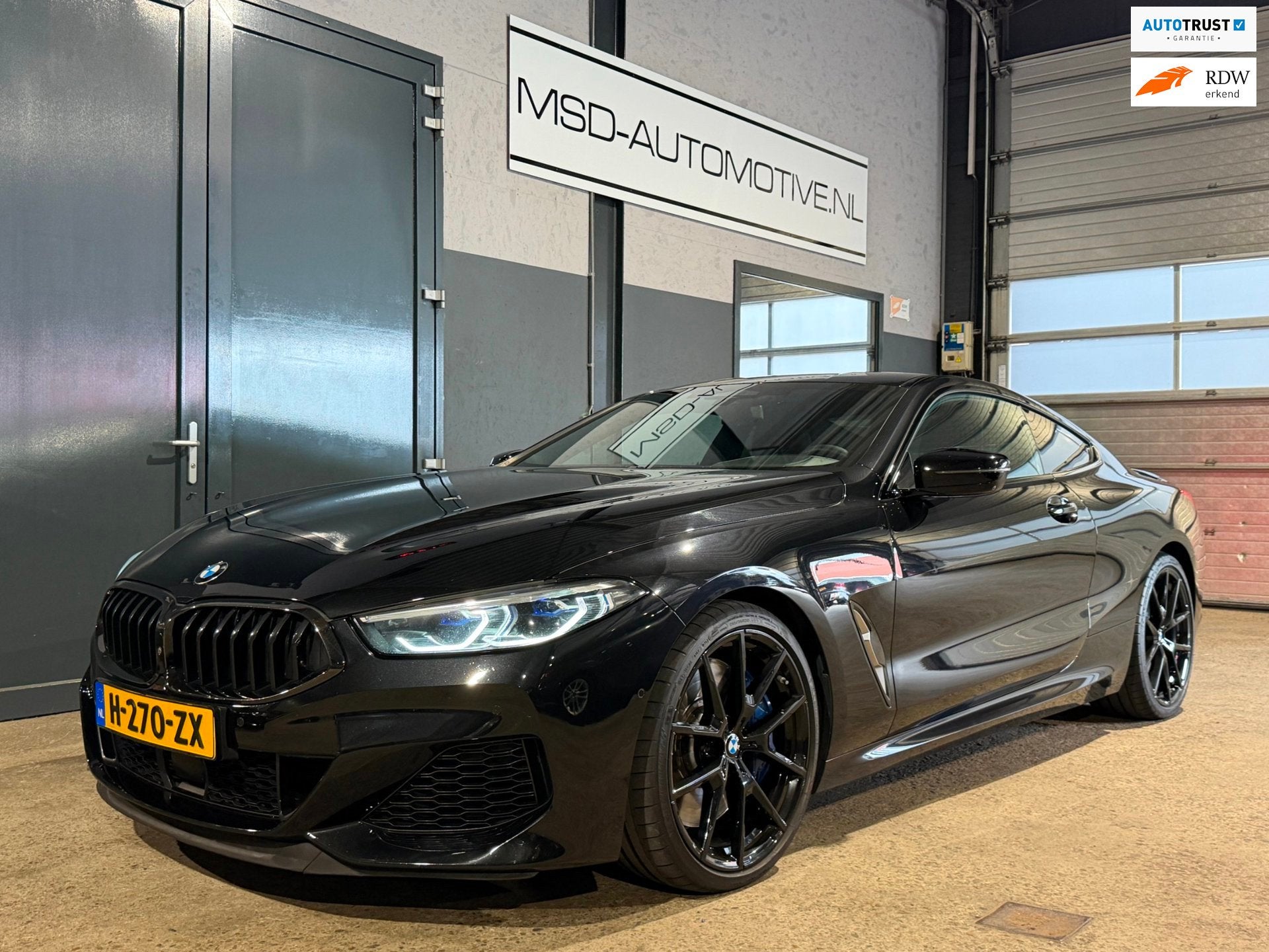 BMW 8-serie M850i xDrive High Executive 530PK Onderhouden, Auto's, Dealer onderhouden, Gebruikt, 1865 kg, Vierwielaandrijving