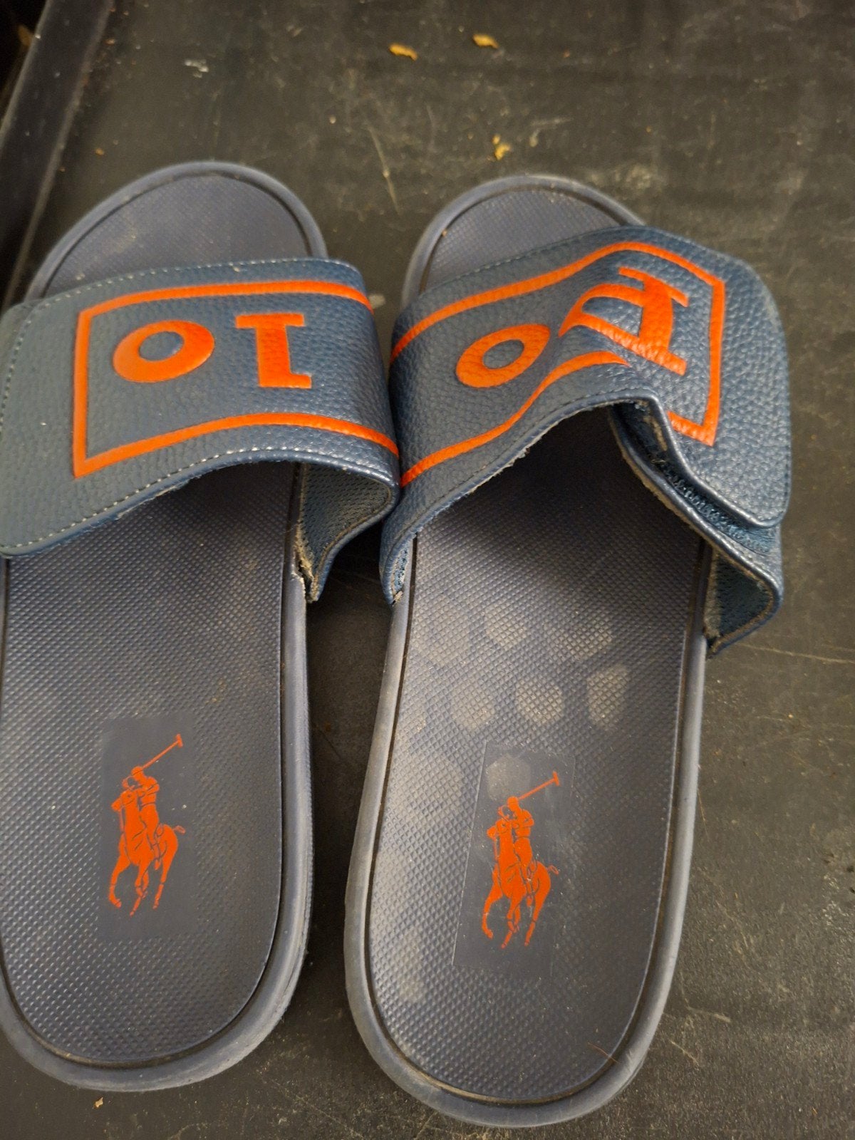 Ralph Lauren Polo slippers maat 38, Slippers, Blauw, Ophalen of Verzenden, Ralph Lauren