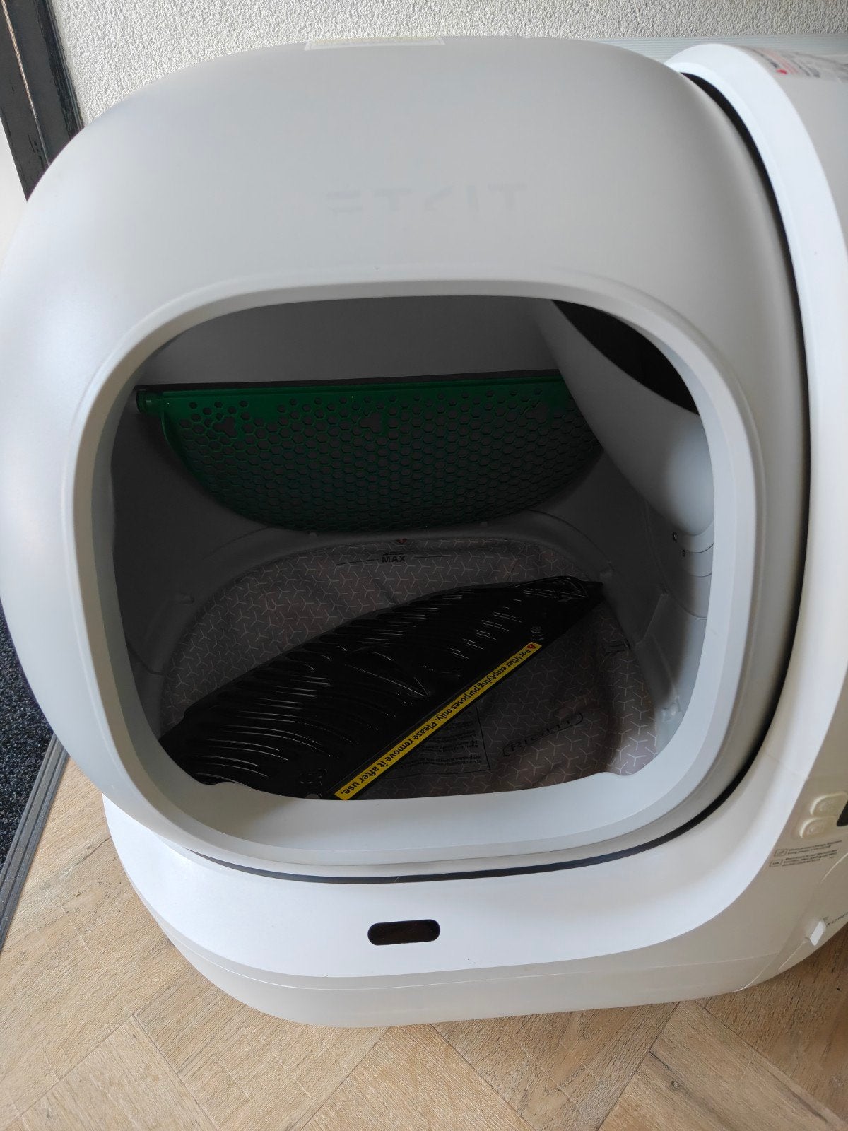 pet kit puramax pro 2 met extra's . 5 mnd oud met bon., Ophalen, Zelfreinigend, Zo goed als nieuw, Gesloten