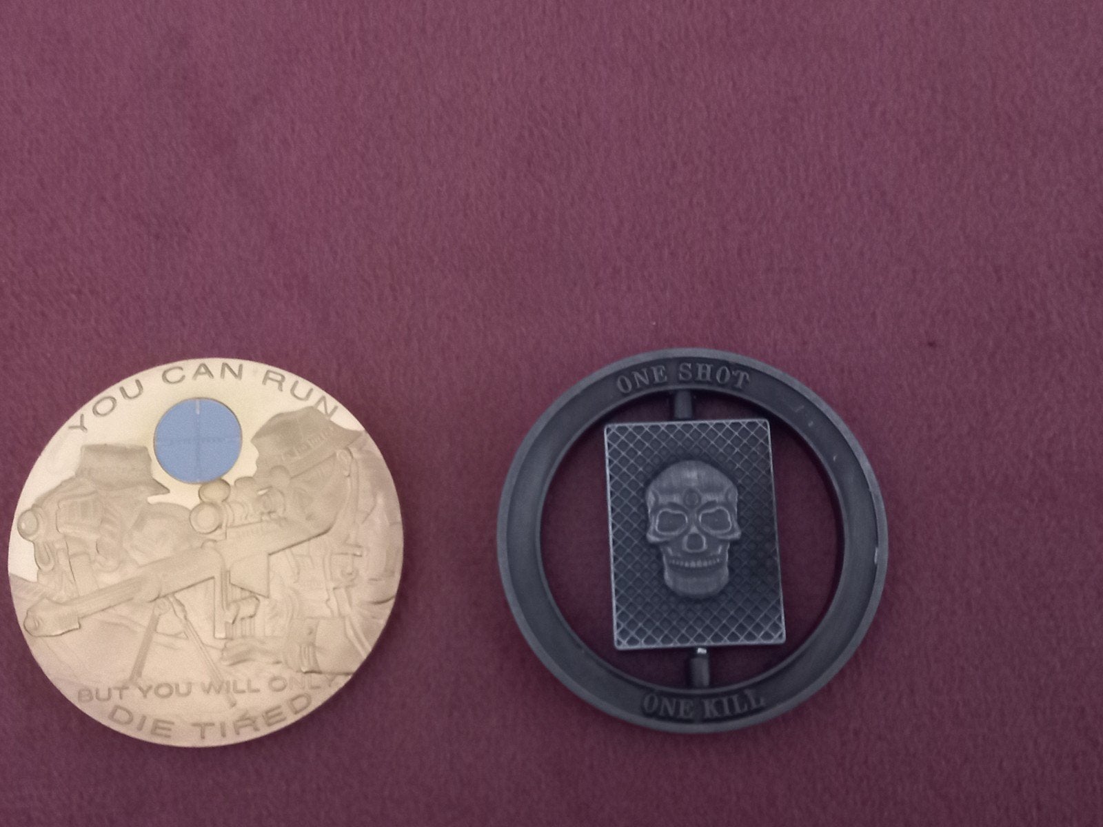 USA Challenge Coin Sniper US - Militaire Verzamelmunt, Ophalen of Verzenden, Landmacht, Amerika