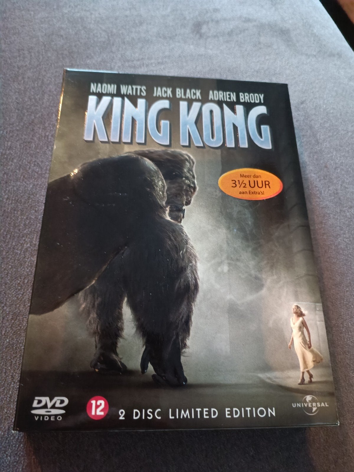 King Kong - dvd, Vanaf 12 jaar, Ophalen of Verzenden, Zo goed als nieuw
