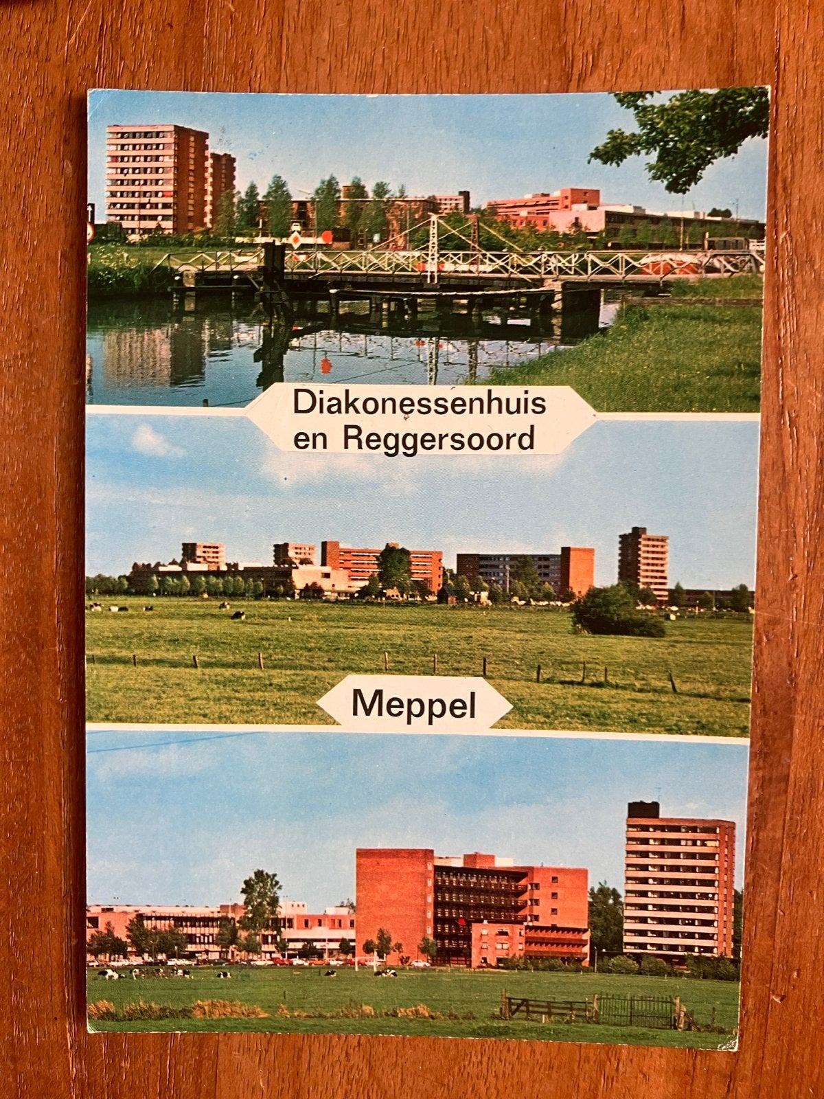 Meppel: Diakonessenhuis en Reggersoord 1975, Ophalen of Verzenden, 1960 tot 1980, Gelopen, Drenthe