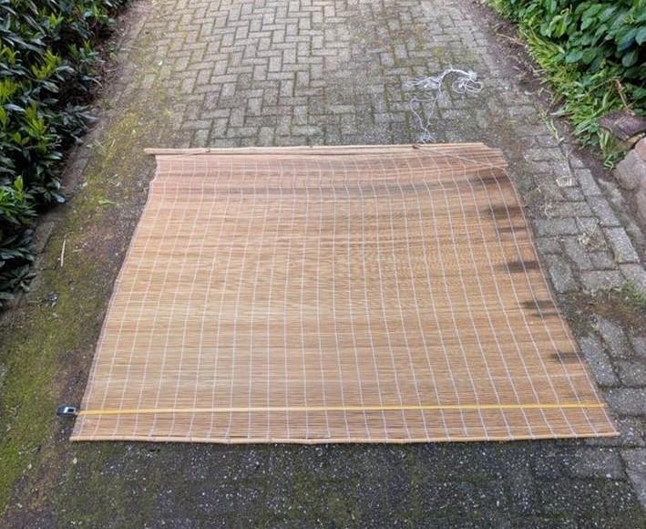 Bamboe zonwering, Ophalen, Gebruikt, Rolluik, Minder dan 250 cm