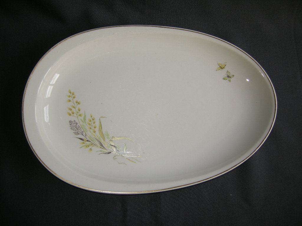 Petrus Regout decor koren + vlinders, div. vleesschalen, Antiek en Kunst, Antiek | Servies los, Ophalen of Verzenden