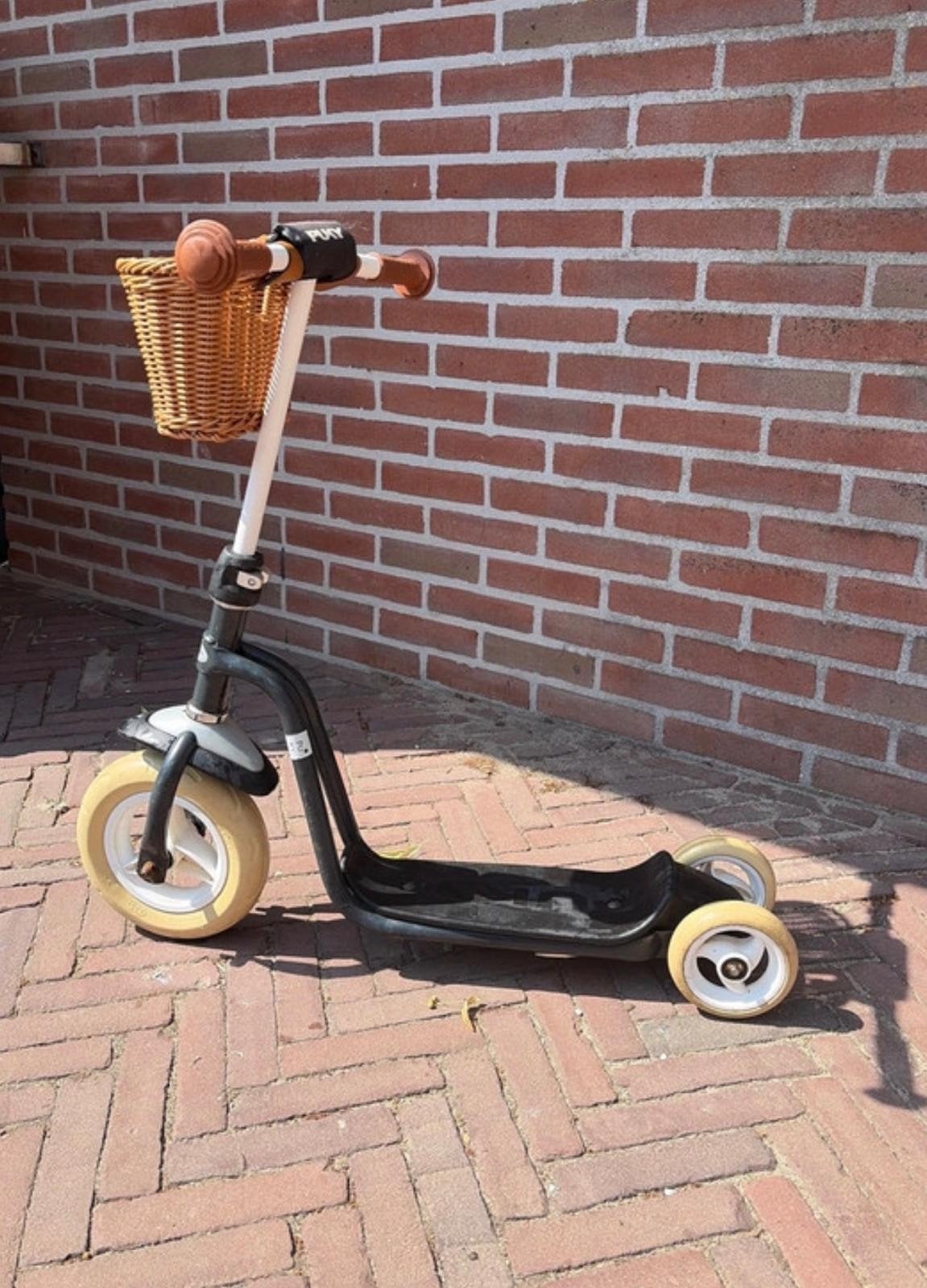 Puky step met 3 wielen en mandje, Ophalen of Verzenden, Gebruikt