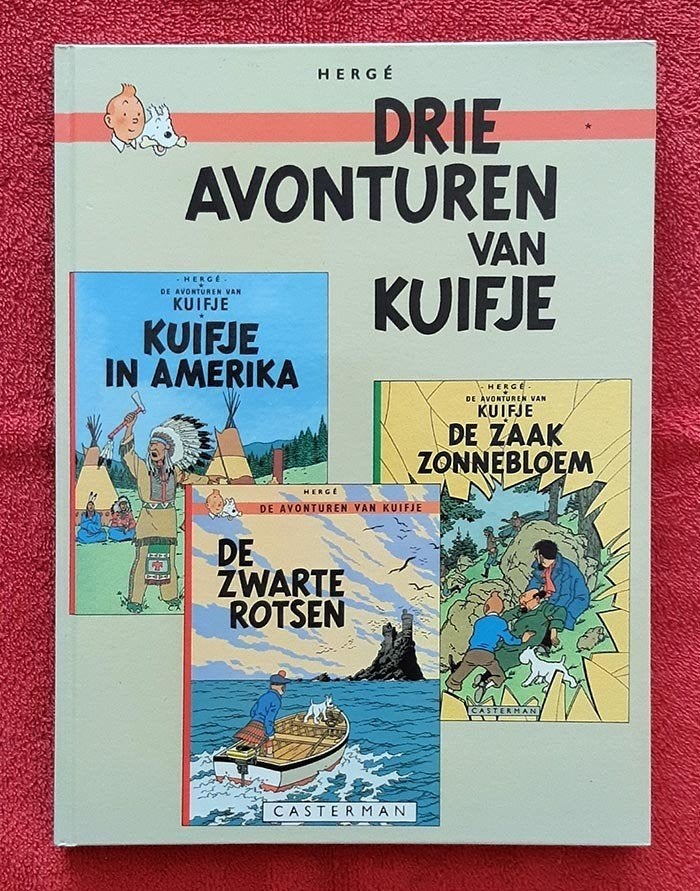 Drie Avonturen van Kuifje. Hardcover. 1982., Boeken, Gelezen, Eén stripboek, Ophalen of Verzenden, Hergé