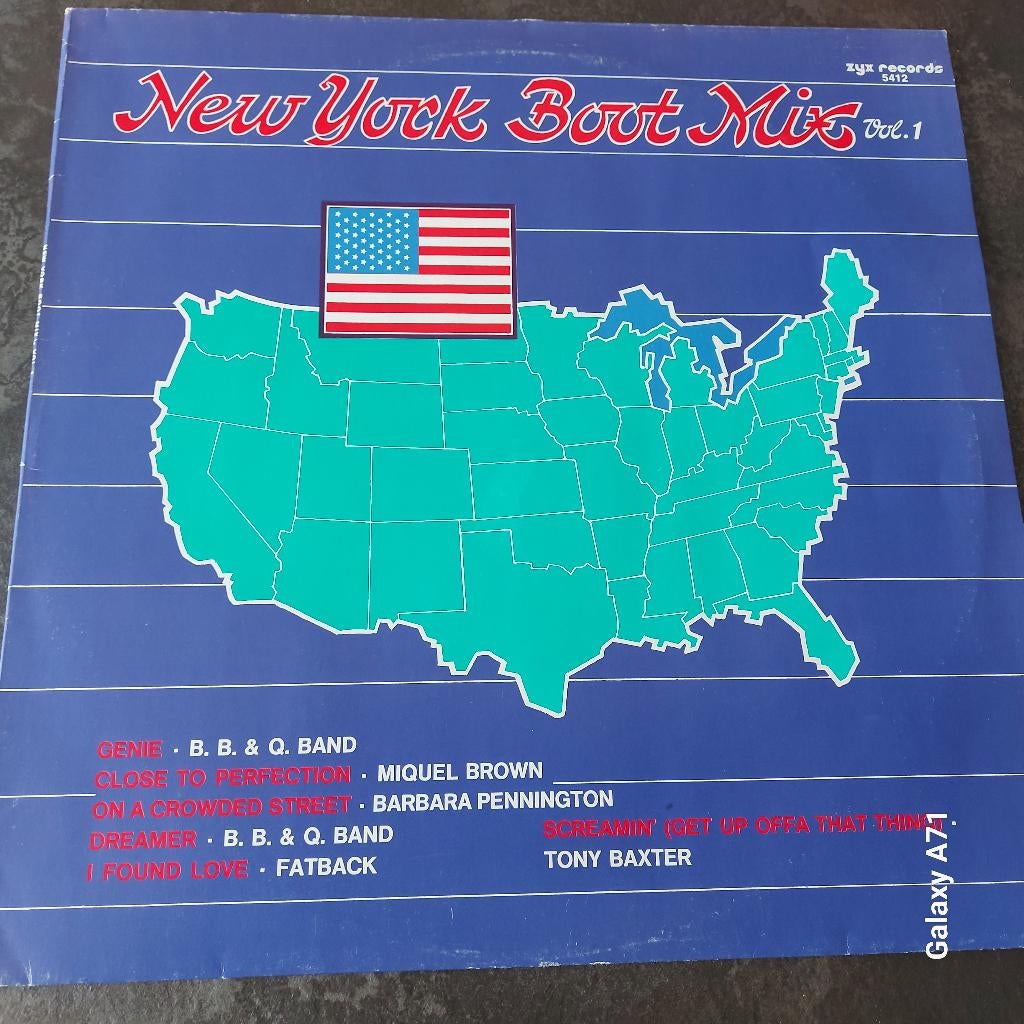12 inch Maxisingel New York Boot Mix vol. 1, Gebruikt, 1980 - 1989, Ophalen of Verzenden, Fotohoes