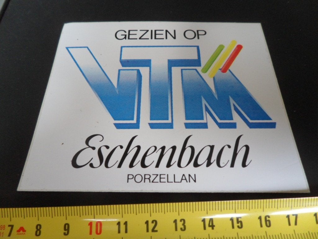 sticker Gezien op VTM  Eschenbach Porzellan, Verzamelen, Ophalen, Zo goed als nieuw