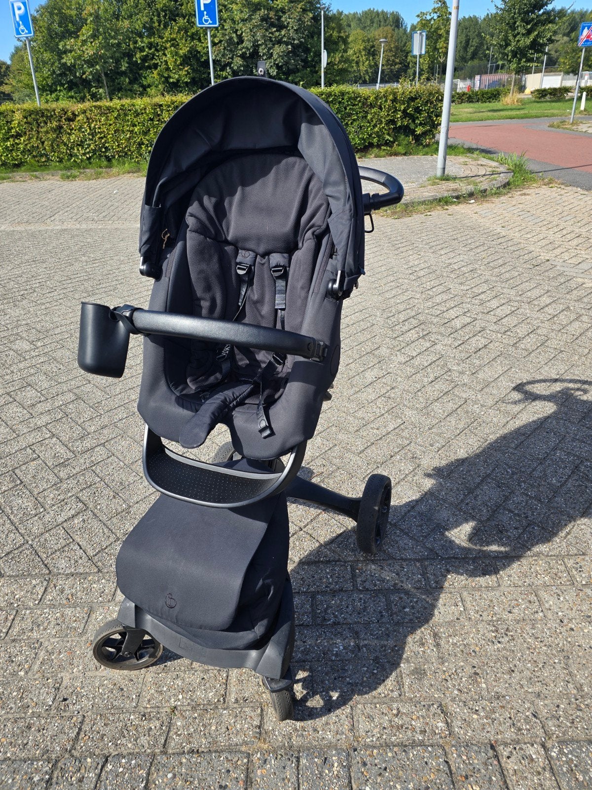 Stokke Kinderwagen Compleet met Be Safe Autostoel, Gebruikt, Verstelbare duwstang, Ophalen, Kinderwagen