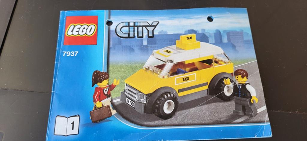 Lego City Taxi (set 7937) inclusief boekje, Ophalen of Verzenden, Gebruikt, Overige merken