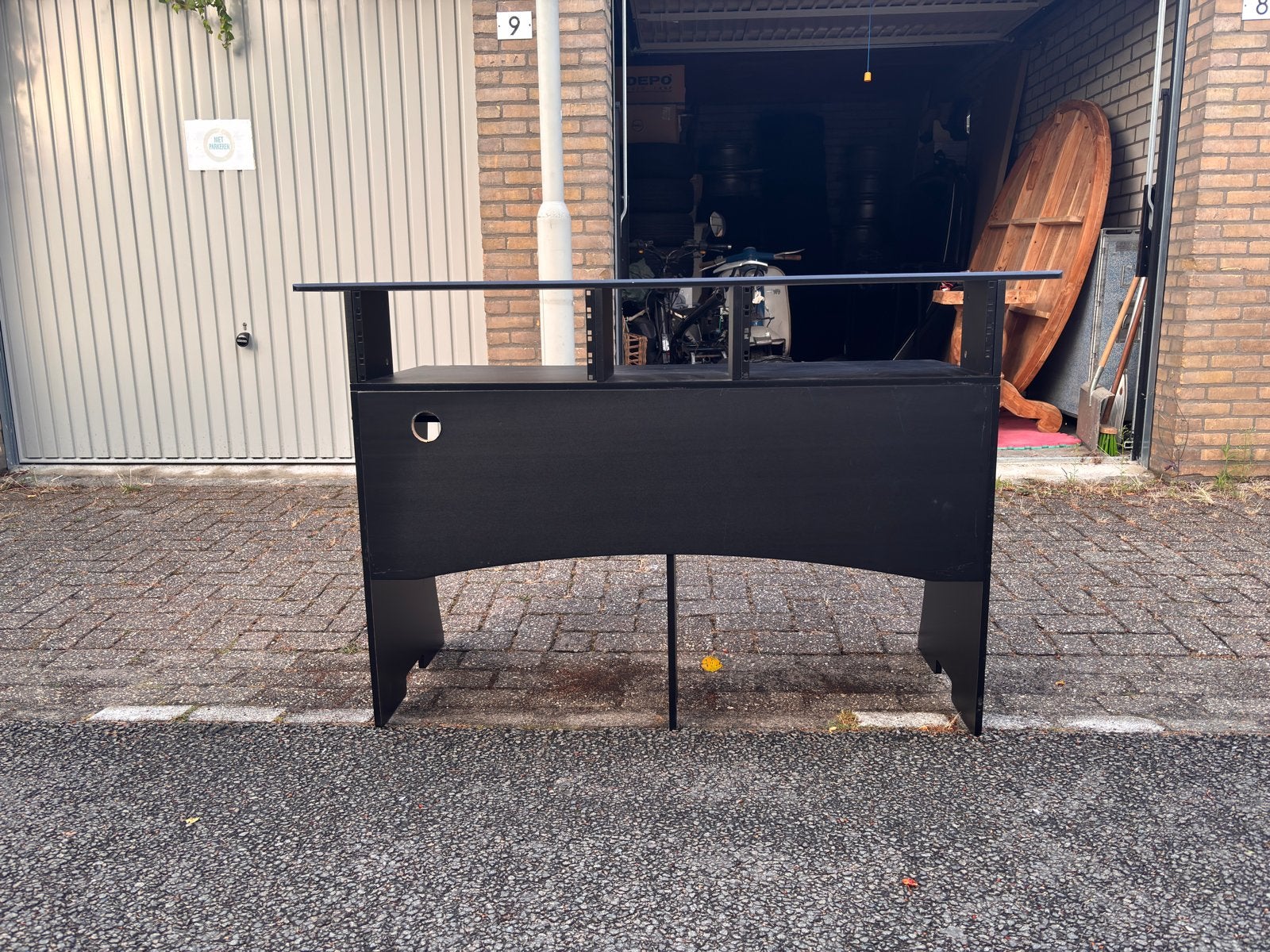 Innox Studioworkstation Zwart - WSA-05-BK, Ophalen, Gebruikt, Spaanplaat of MDF, Overige merken