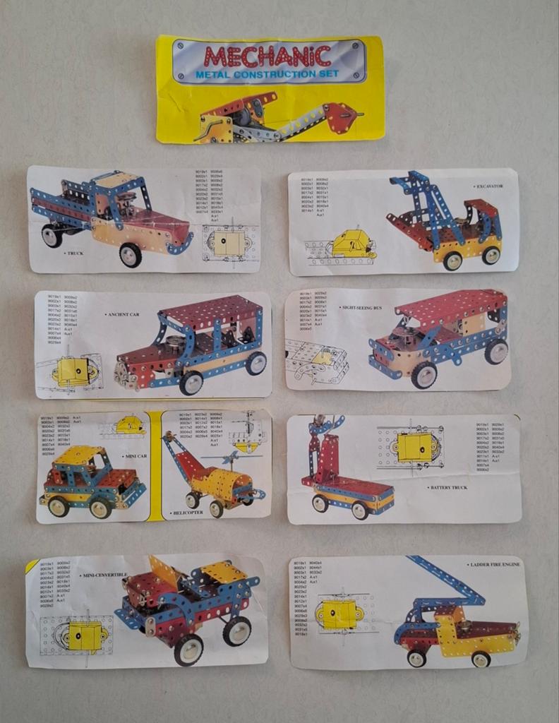 MECCANO Mechanic Metalen Constructieset met Motor, Kinderen en Baby's, Speelgoed | Bouwstenen, Gebruikt, Ophalen of Verzenden