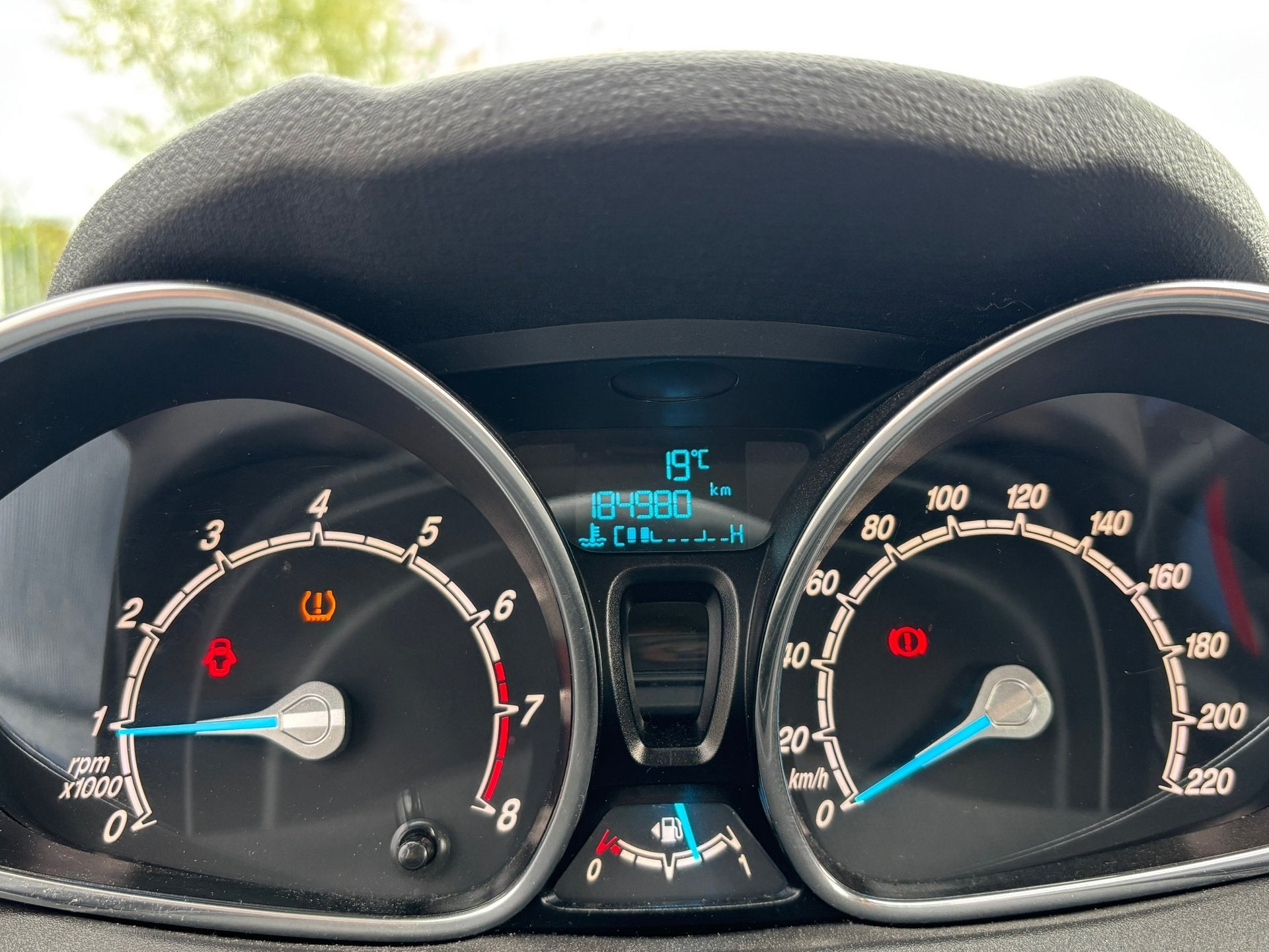 Ford Fiesta 1.0 Titanium X - Candy Blue - Airco/Lichtmetaal/, Auto's, Voorwielaandrijving, Euro 5, Stof, 525 kg