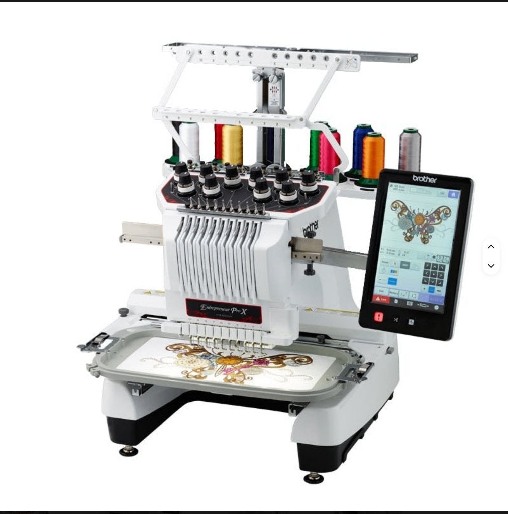 Brother PR1050X professionele 10-naalds borduurmachine, Ophalen, Nieuw, Machineborduren, Borduurmachine