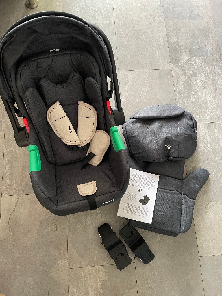 Nieuwe Moni Trio Autostoel 40-87 cm i-Size, Autogordel, Nieuw, Zijbescherming, 0 t/m 13 kg