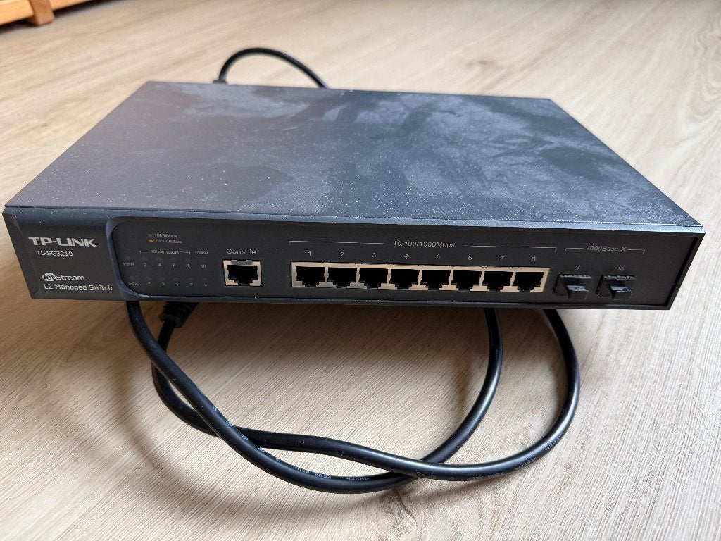 TP-link gigabit switches, Ophalen, Gebruikt