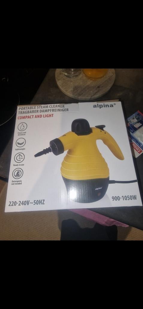 Nieuw stoom apparaat, Verzenden, Zo goed als nieuw
