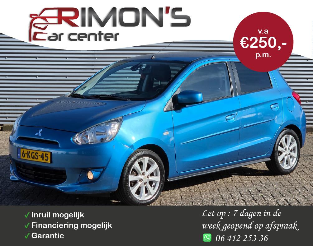 Mitsubishi Space Star 1.2 Intense+ Keyless Entry Airco, Auto's, Voorwielaandrijving, Euro 5, Gebruikt, 200 kg
