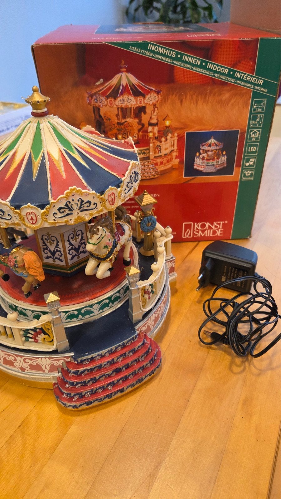 miniatuur carrousel Konst Smide, Diversen, Ophalen of Verzenden