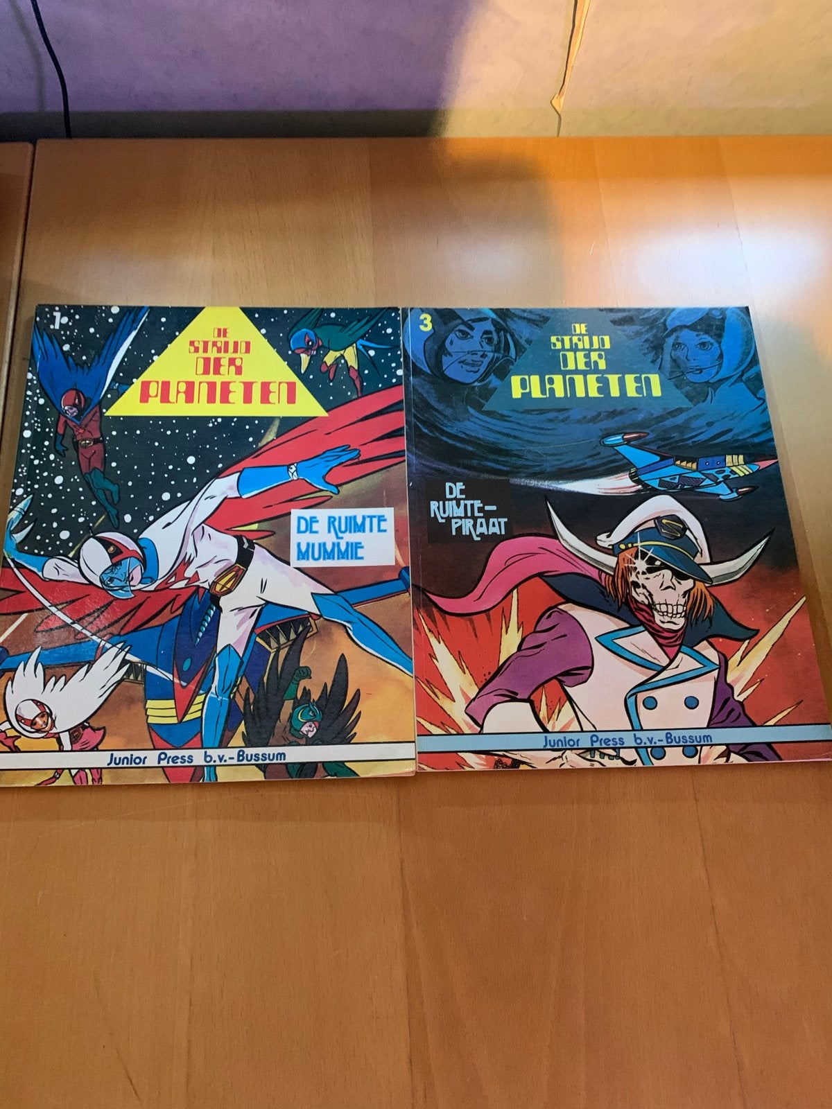 De Strijd der Planeten - De Ruimte Mummie & Piraat, Meerdere stripboeken, Ophalen of Verzenden, Gelezen