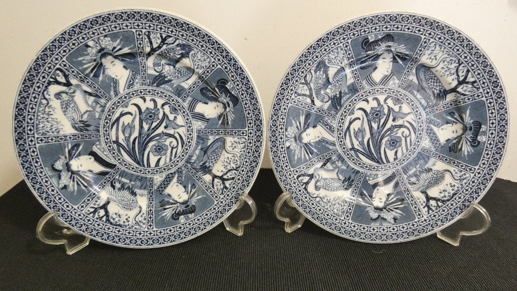 SC - Nippon - 2 borden [1334], Ophalen of Verzenden