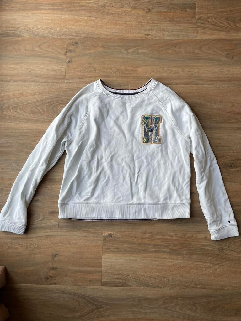 Witte trui tommy hilfiger x gigi hadid maat s, Ophalen of Verzenden, Zo goed als nieuw, Maat 36 (S), Wit