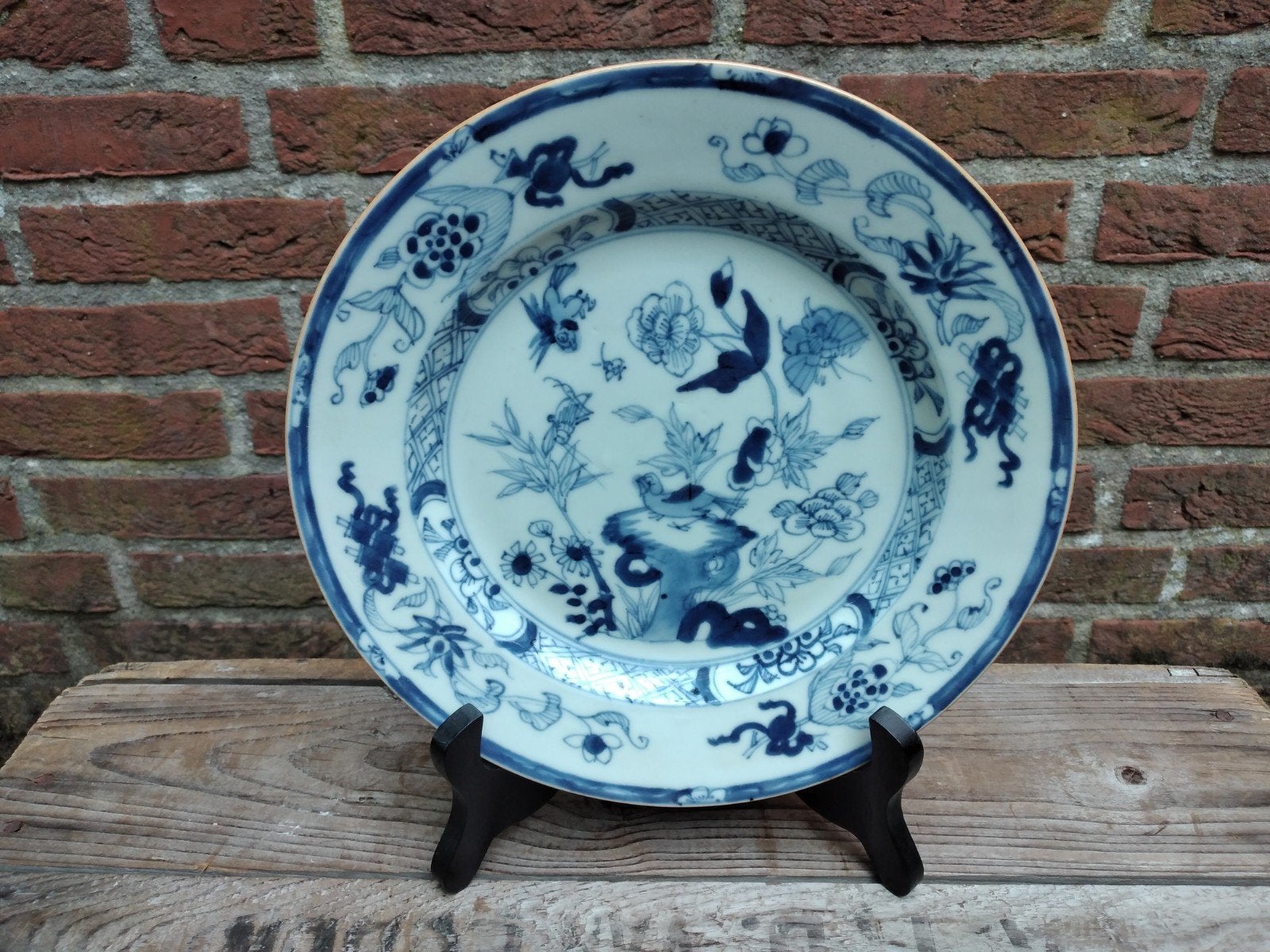 Antiek chinees porseleinen bord, Ophalen of Verzenden
