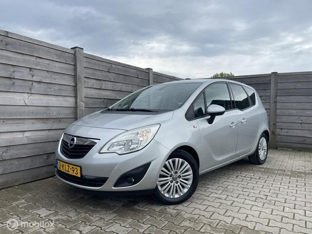 Opel Meriva 1.4 Turbo Design Edition Automaat-Trekhaak-Airco, Auto's, Opel, Stof, Gebruikt, Euro 6, 4 cilinders