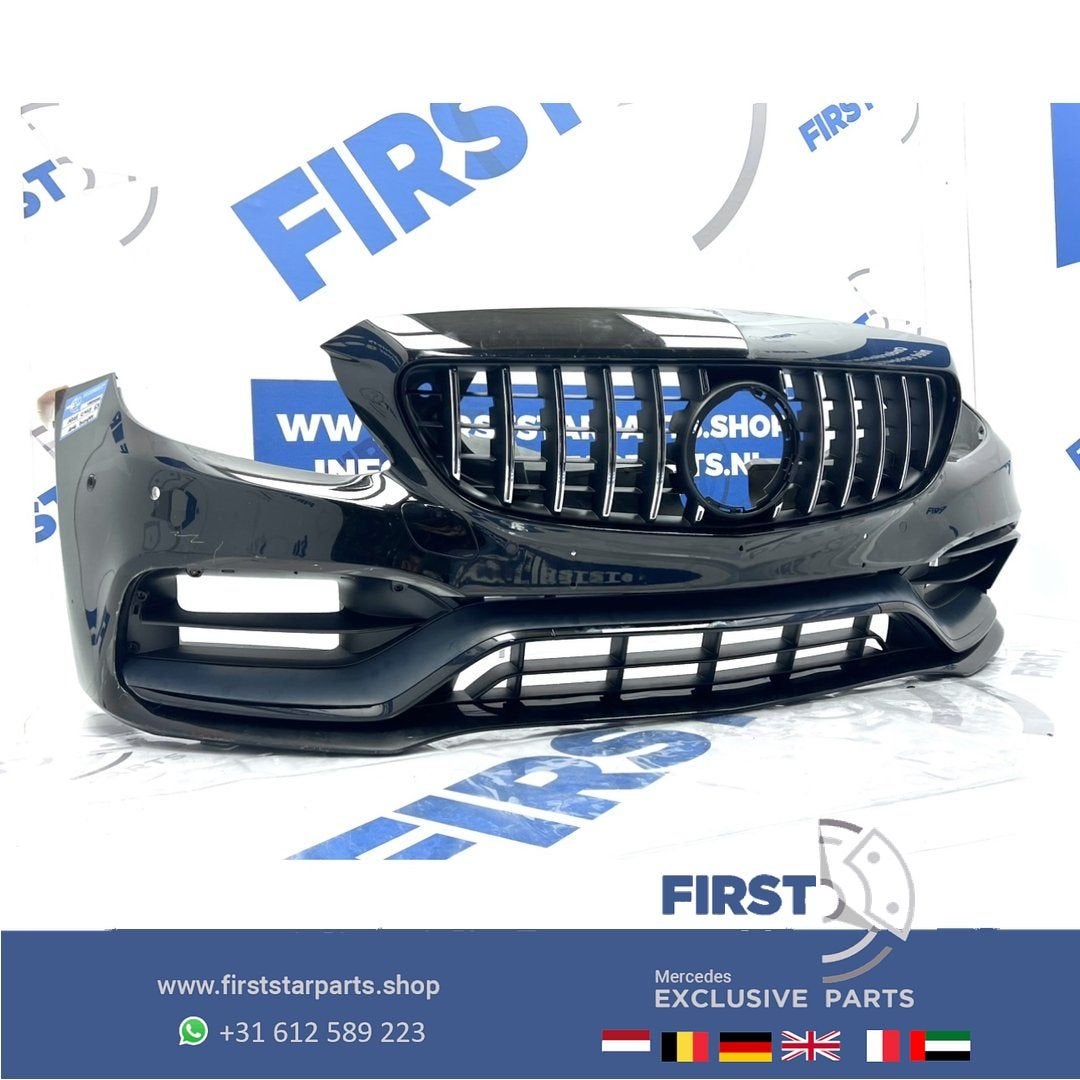 C205 C63 AMG FACELIFT BUMPER COMPLEET A2058804701 Mercedes C, Gebruikt, -, Voor, Ophalen of Verzenden